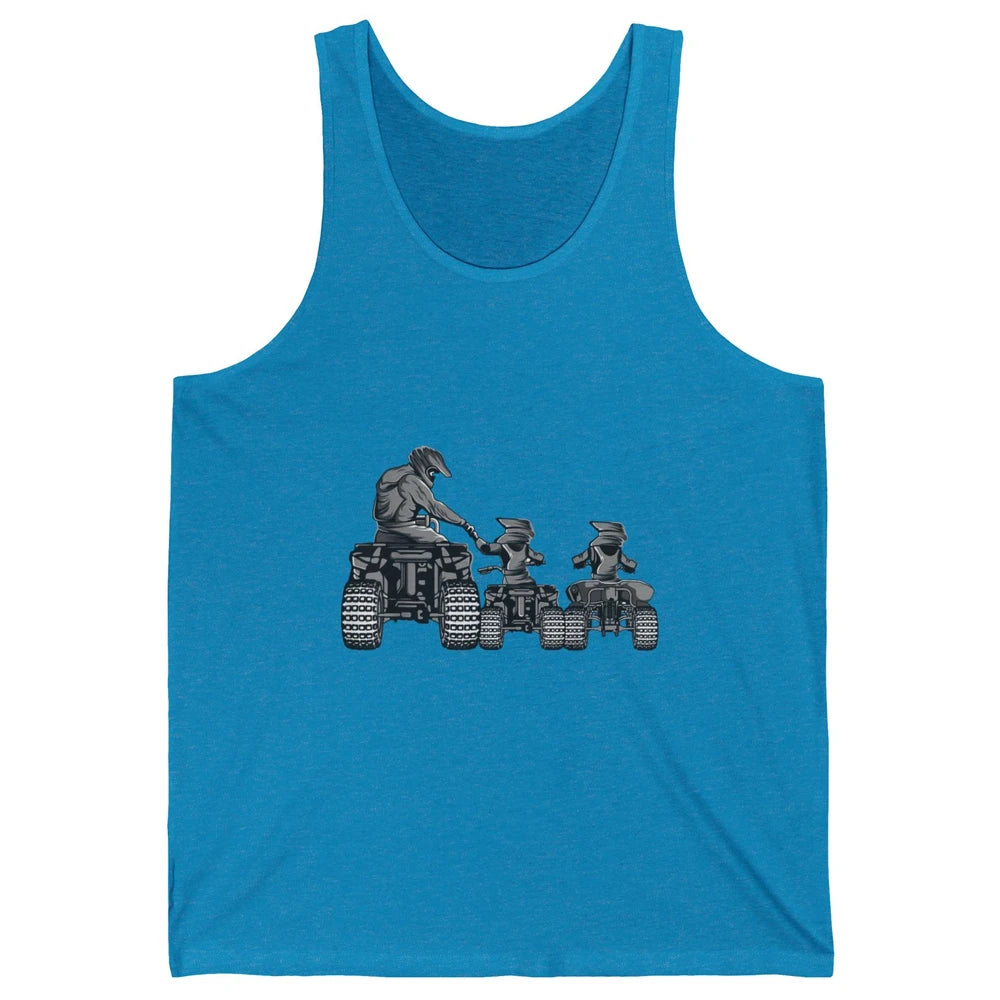 Quad Bike Father And Son Four Wheeler ATV SXS Life Offroad Unisex Jersey Tank