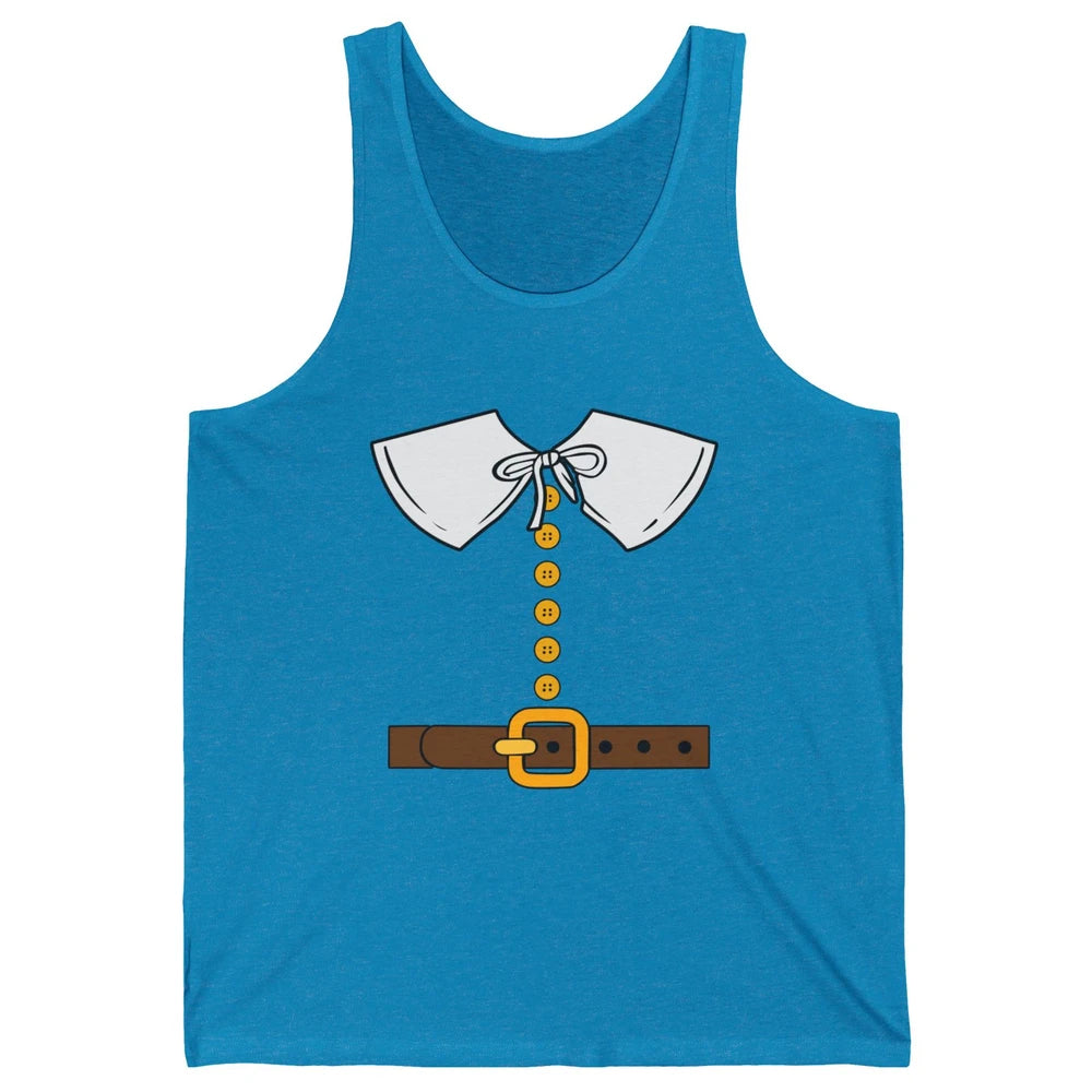 Funny Thanksgiving Pilgrim Costume Give Thanks Gift Unisex Jersey Tank