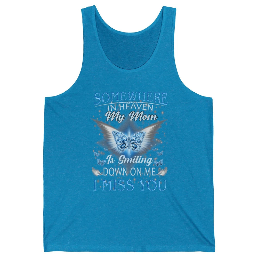 My Mom In Heaven Angel Wings Mother Memories Forever Love Unisex Jersey Tank