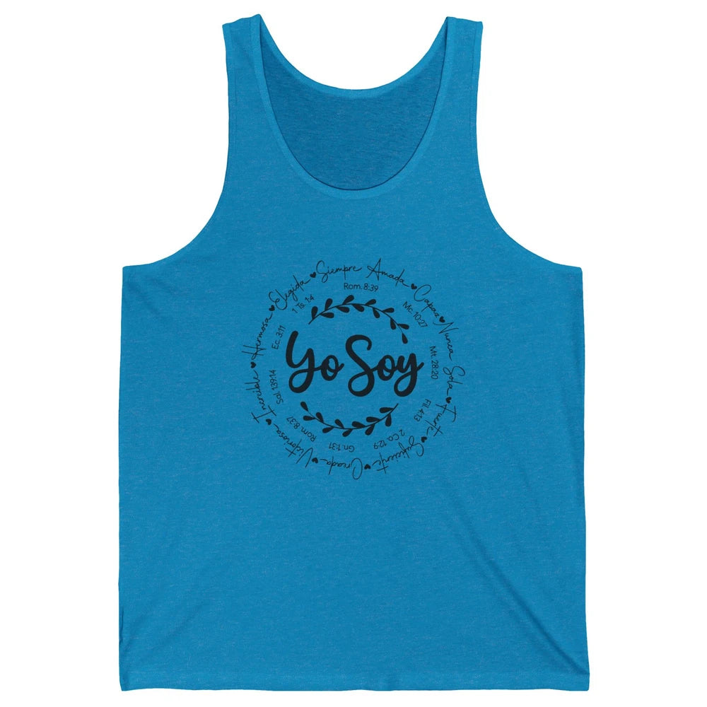 Christian Yo Soy Inspiracion Bible Verse Spanish Religious Unisex Jersey Tank