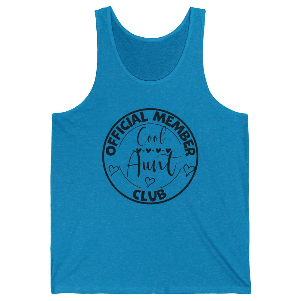 Official Member Cool Aunts Club Funny Auntie Sister Gift Unisex Jersey Tank
