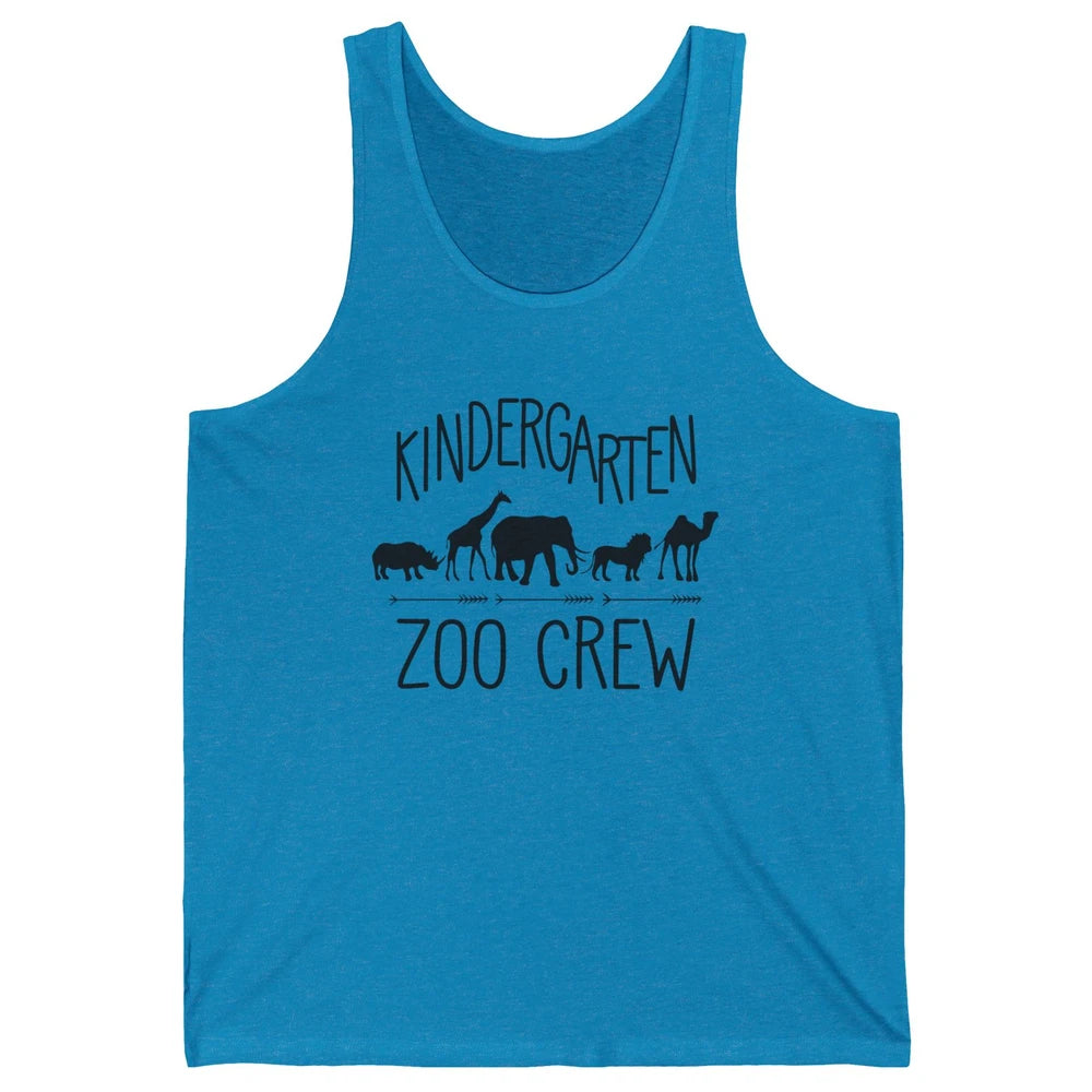 Kindergarten Zoo Crew Elementary School Preschool Teacher Unisex Jersey Tank