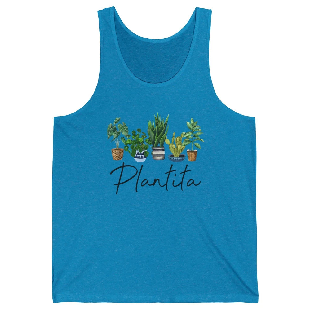 Plantita Plant Lovers Gardening Planting Plant Lady Gift Unisex Jersey Tank
