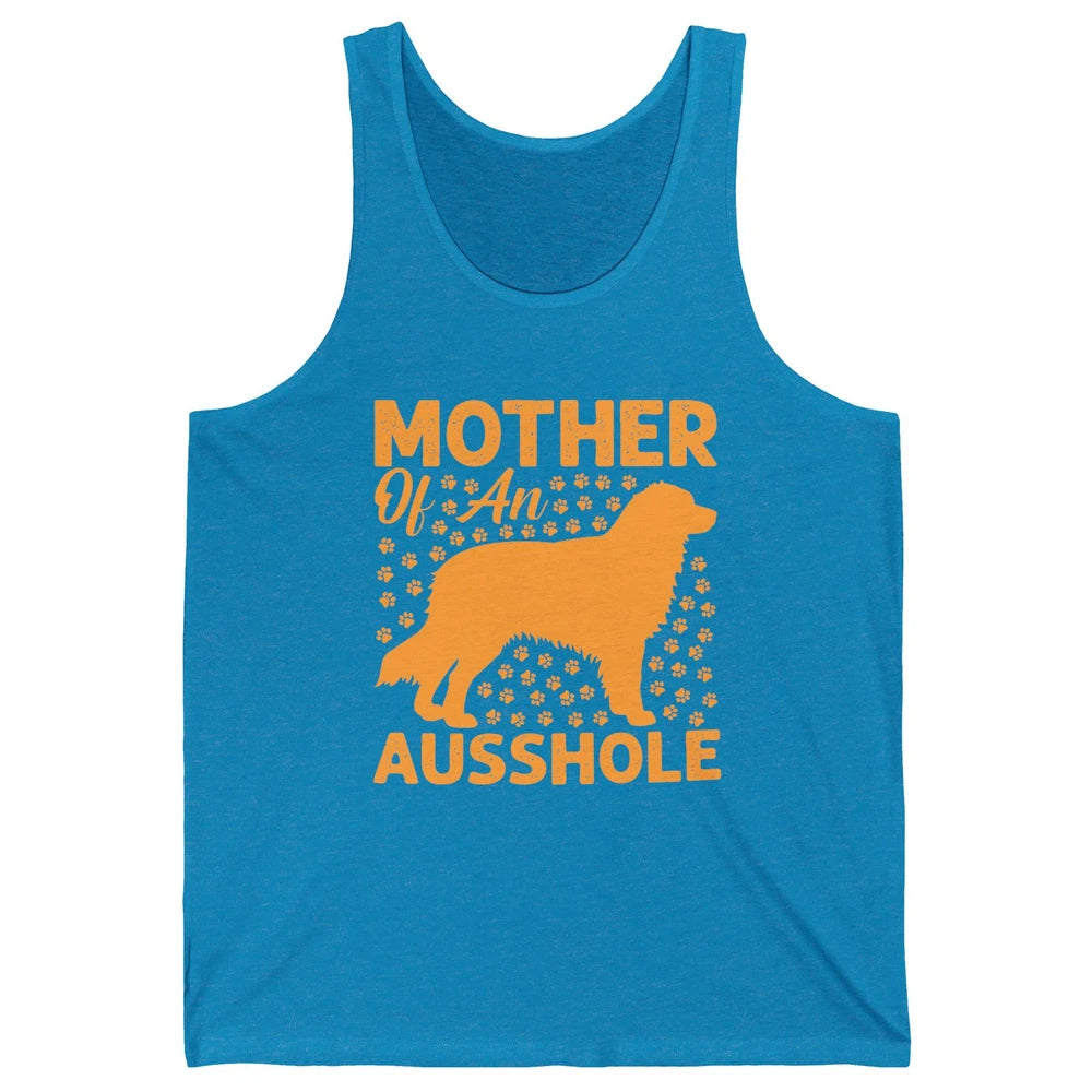 Mother Of An Ausshole Australian Shepherd Dog Mom Gift Unisex Jersey Tank