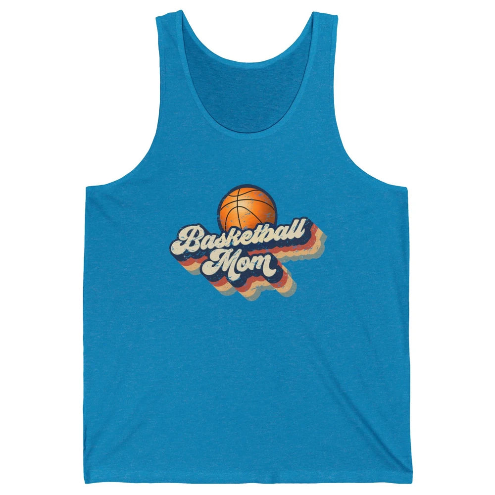 Retro Basketball Mom Basketball Players Mom Mothers Day Gift Unisex Jersey Tank