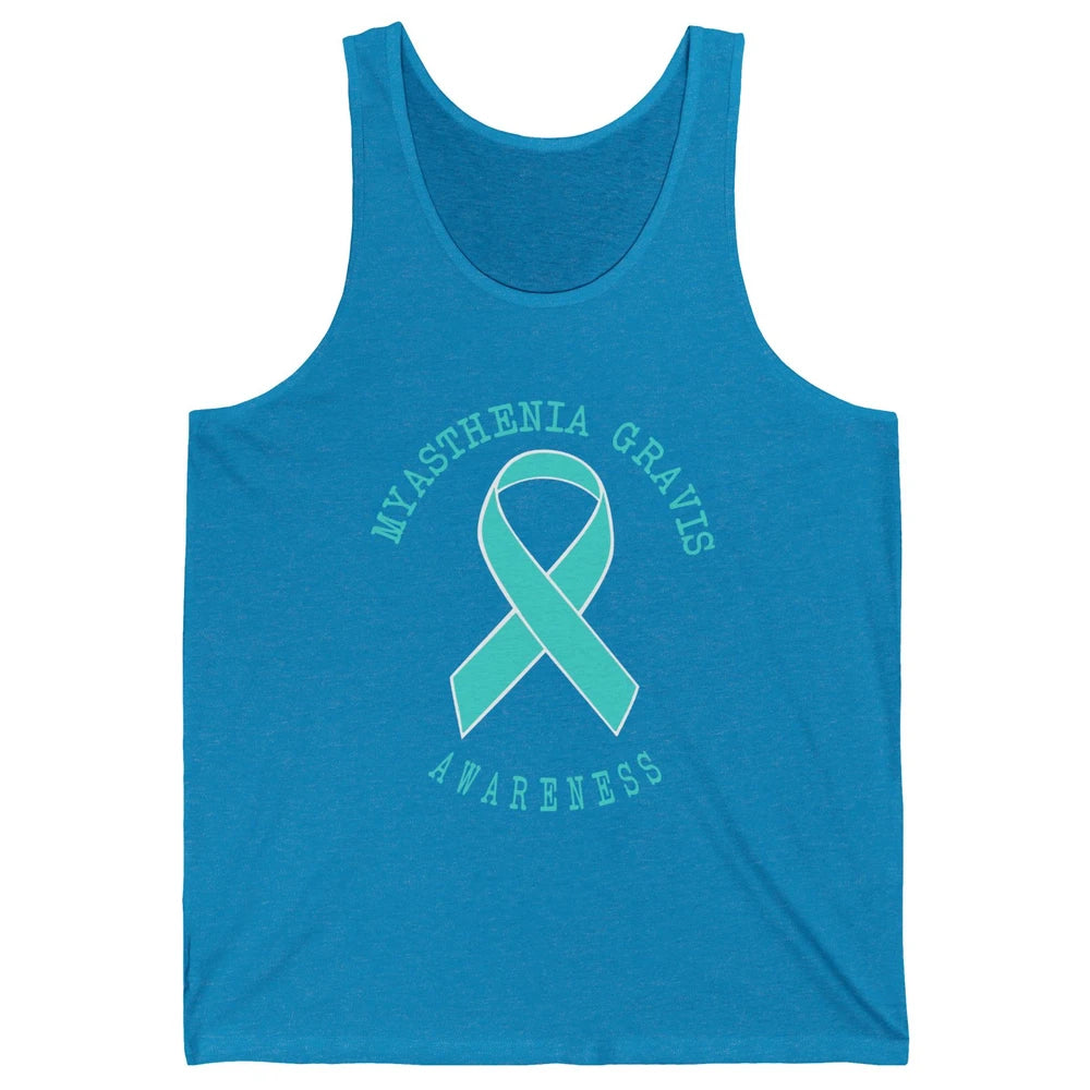 Myasthenia Gravis Awareness Ribbon Neuromuscular Disease Unisex Jersey Tank