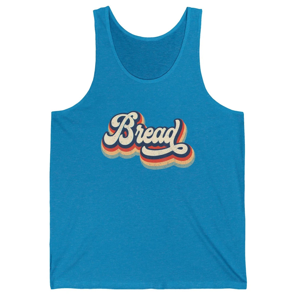 Retro 70s Bread Vintage Baking Baker Sweet Bun Bakery Lover Unisex Jersey Tank