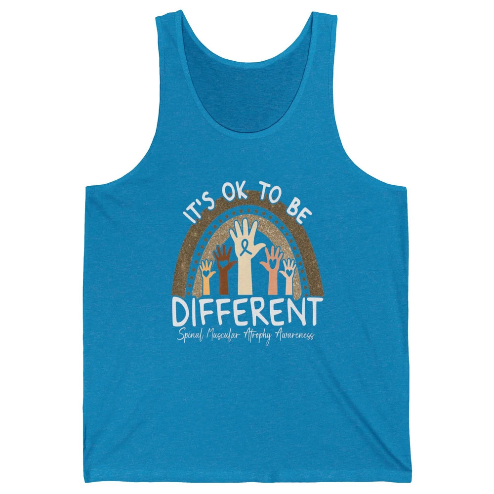 OK Be Different Rainbow Warrior Spinal Muscular Atrophy SMA Unisex Jersey Tank
