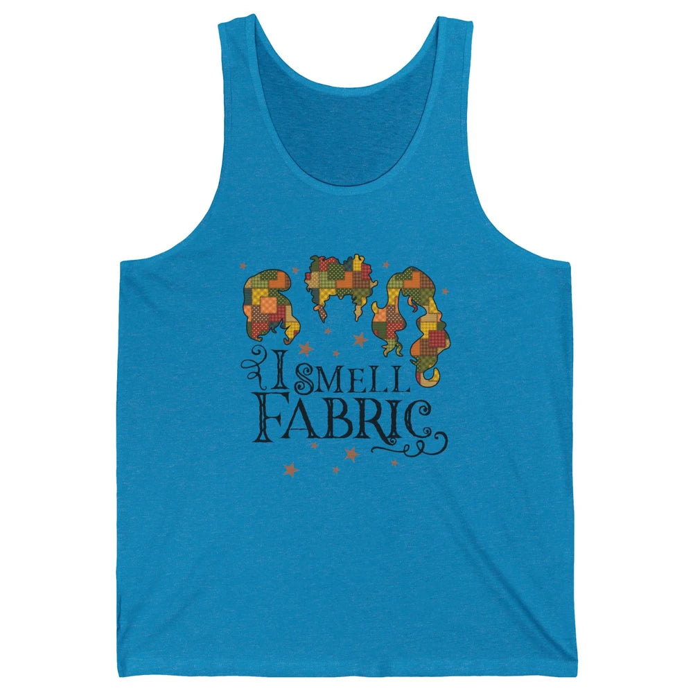 Quilting Witch I Smell Fabric Funny Halloween Sewing Costume Unisex Jersey Tank