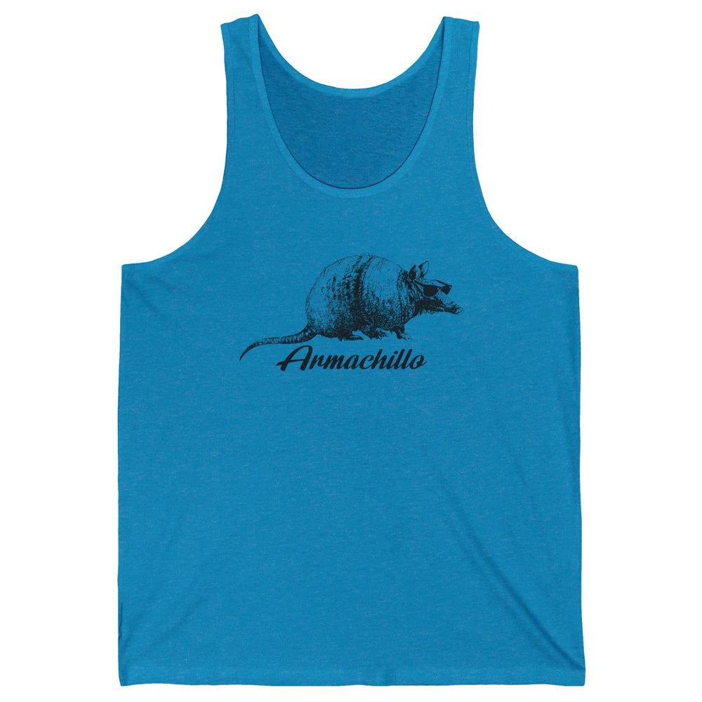Funny Desert Armadillo Chill Armachillo Texas Western Animal Unisex Jersey Tank