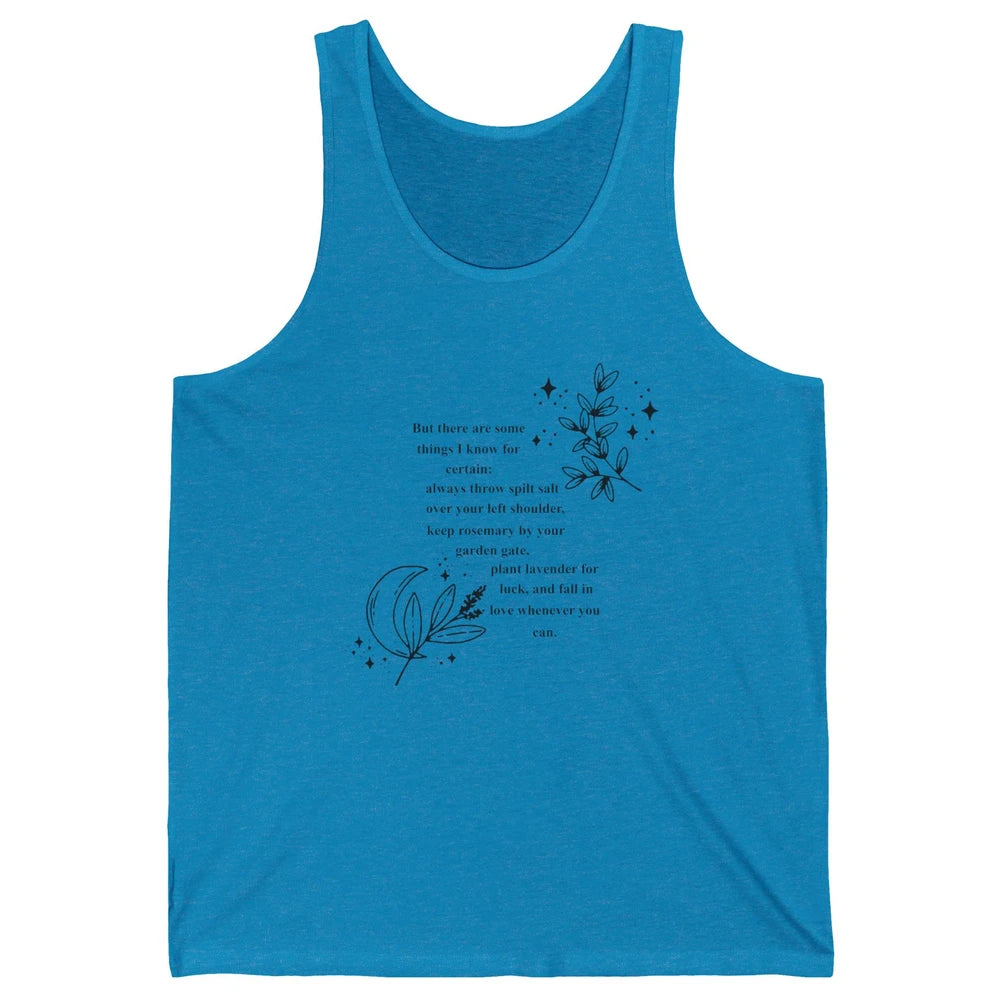Practical Magic Witch Gardening Card Gardeners Plant Lovers Unisex Jersey Tank