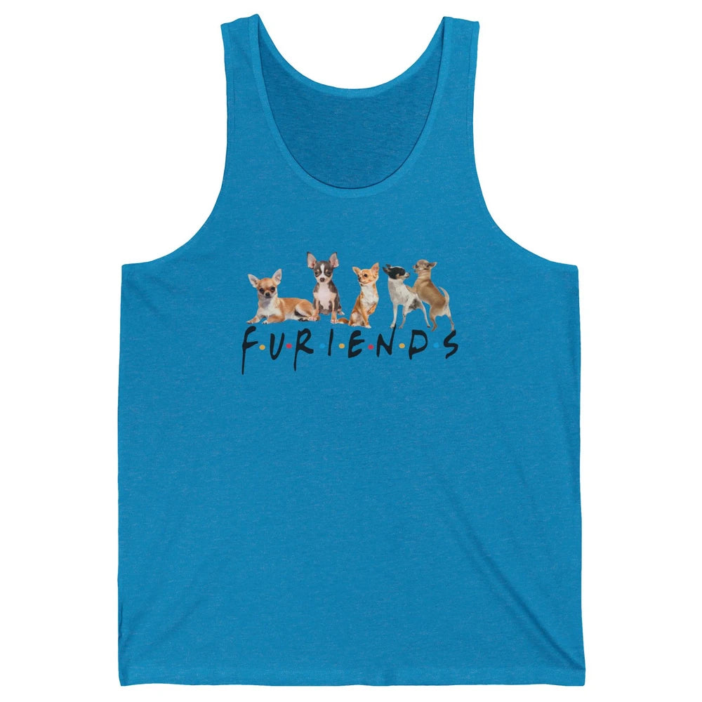 Chihuahua Furiends Furry Friends Dogs Chihuahua Lovers Gift Unisex Jersey Tank