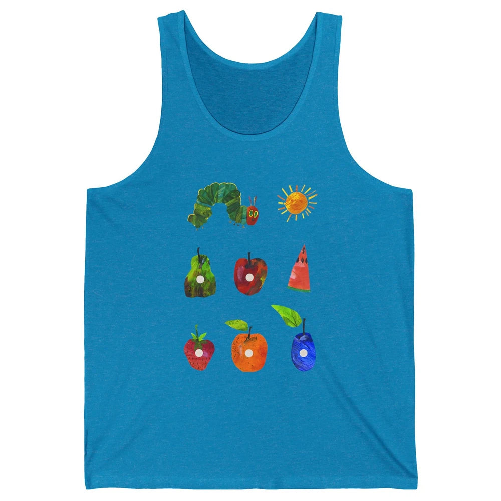 Hungry Caterpillar Fruit Always Hungry Caterpillar Saturday Unisex Jersey Tank