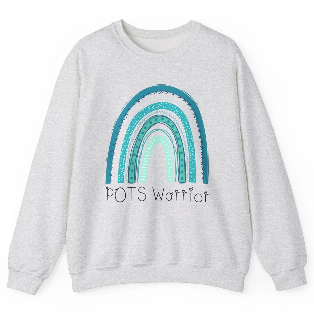 POTS Rainbow Postural Orthostatic Tachycardia Syndrome Unisex Crewneck Sweatshirt