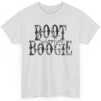 Retro Cowboy Boot Scooting Boogie Western Country Cowgirl Classic Unisex T-Shirt