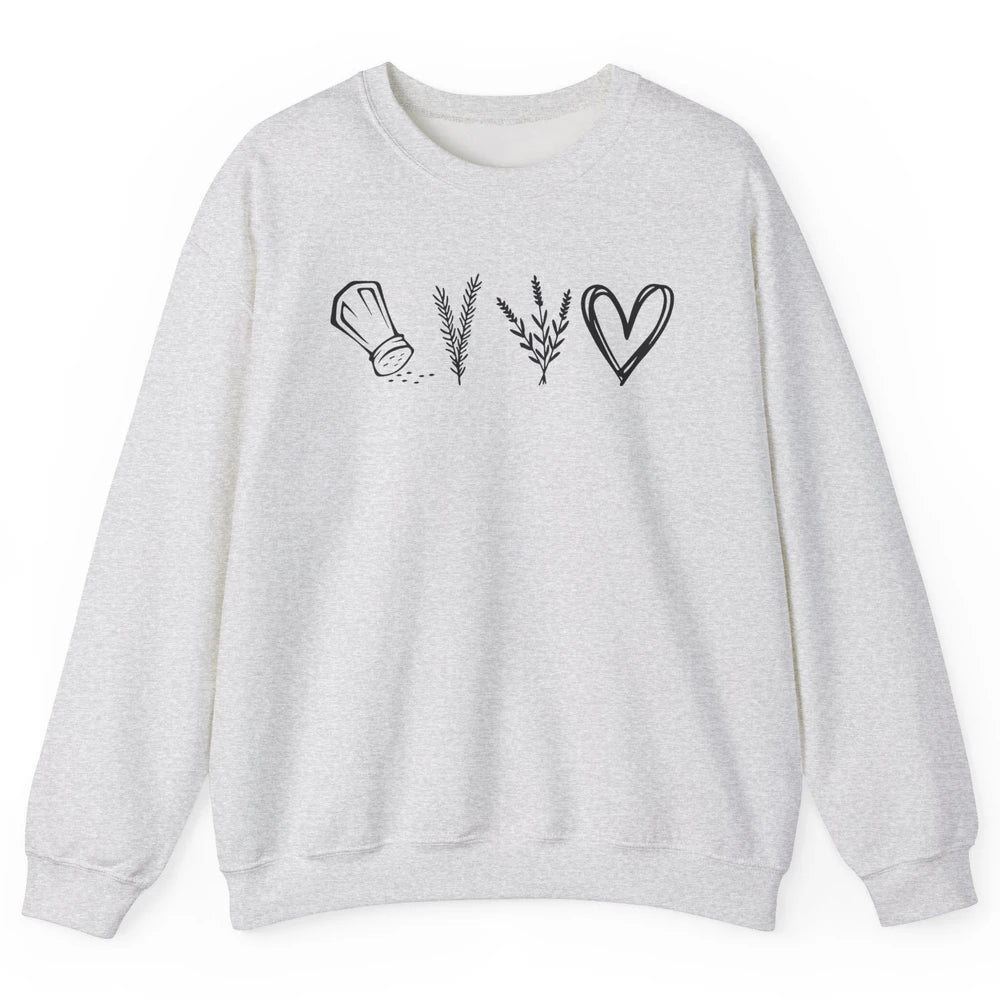 Practical Magic Witch Salt Rosemary Lavender Love Gardening Unisex Crewneck Sweatshirt