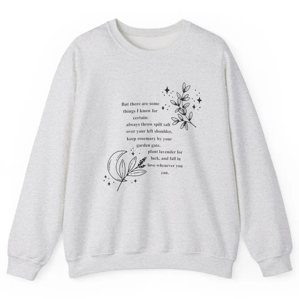 Practical Magic Witch Gardening Card Gardeners Plant Lovers Unisex Crewneck Sweatshirt