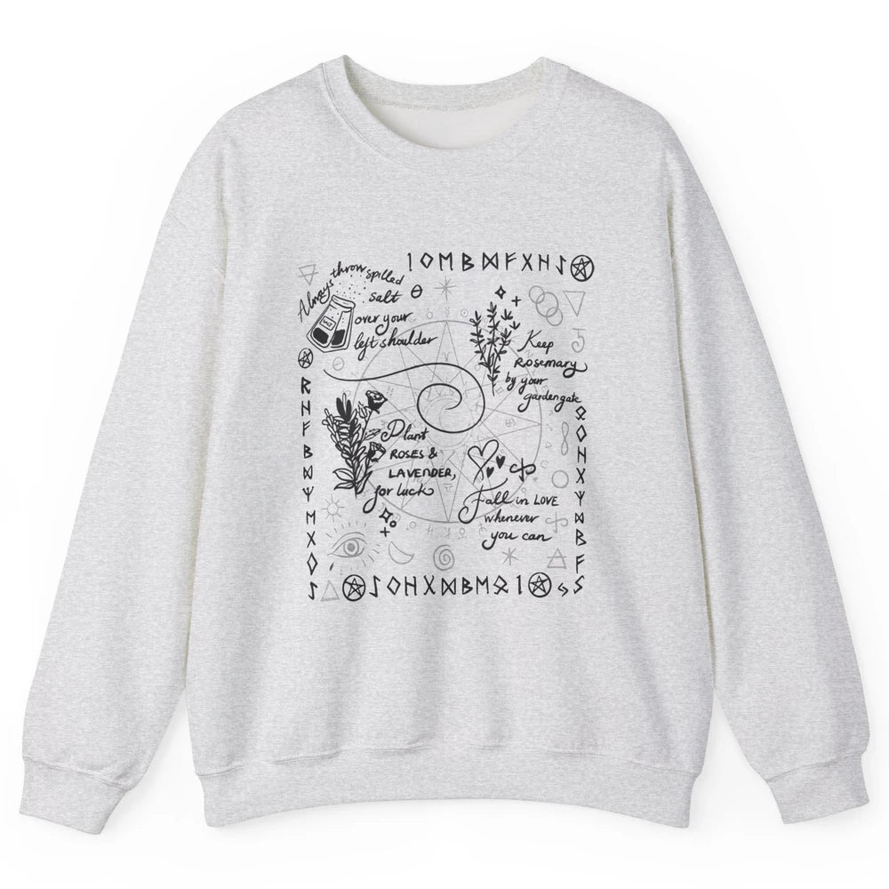Practical Magic Gardening Card Gardeners Plant Lovers Gift Unisex Crewneck Sweatshirt
