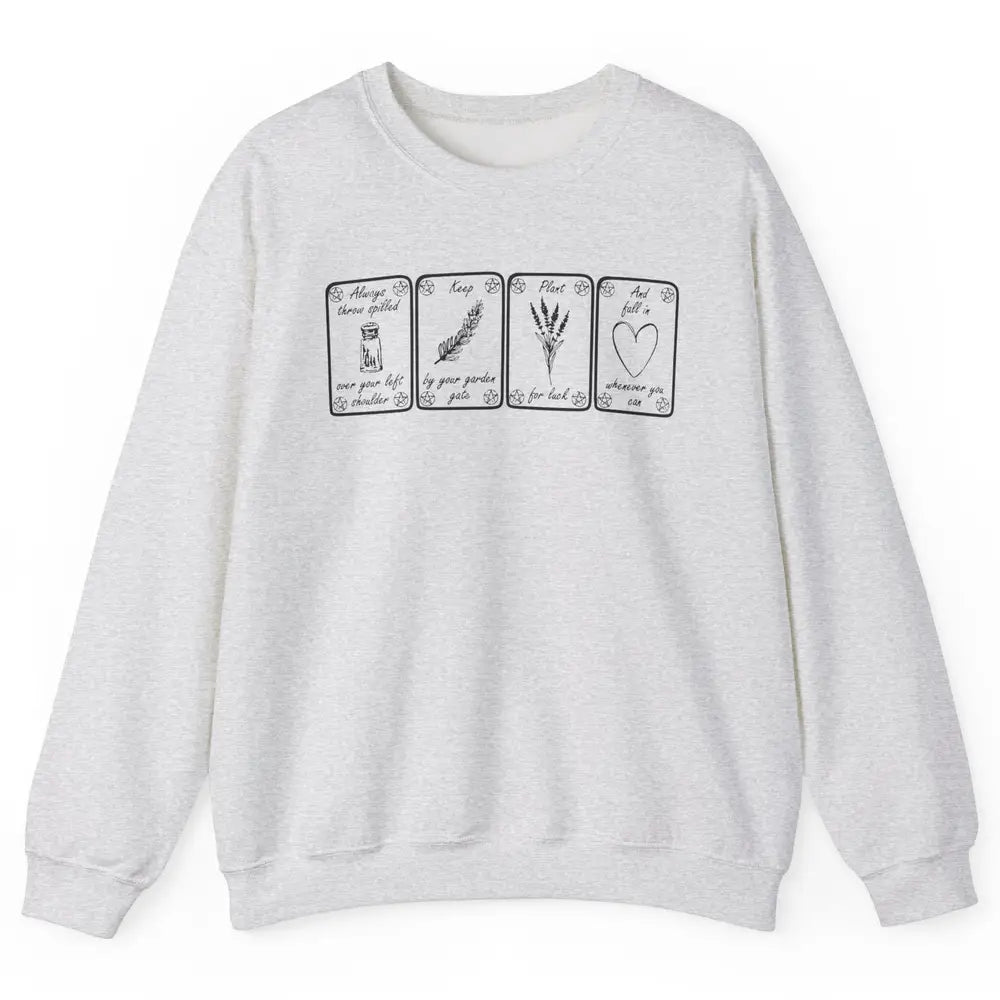 Practical Magic Gardening Card Gardeners Plant Lovers Gift Unisex Crewneck Sweatshirt