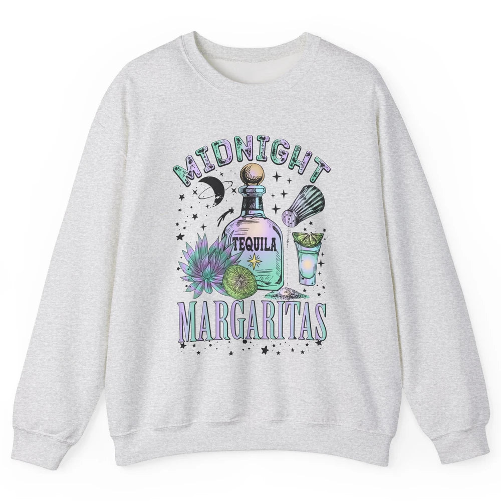 Midnight Tequila Margaritas Lime Tequila Drink Magic Witches Unisex Crewneck Sweatshirt