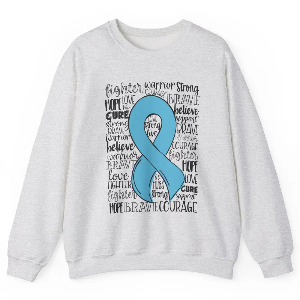 POTS Postural Orthostatic Tachycardia Ribbon Hope Love Cure Unisex Crewneck Sweatshirt