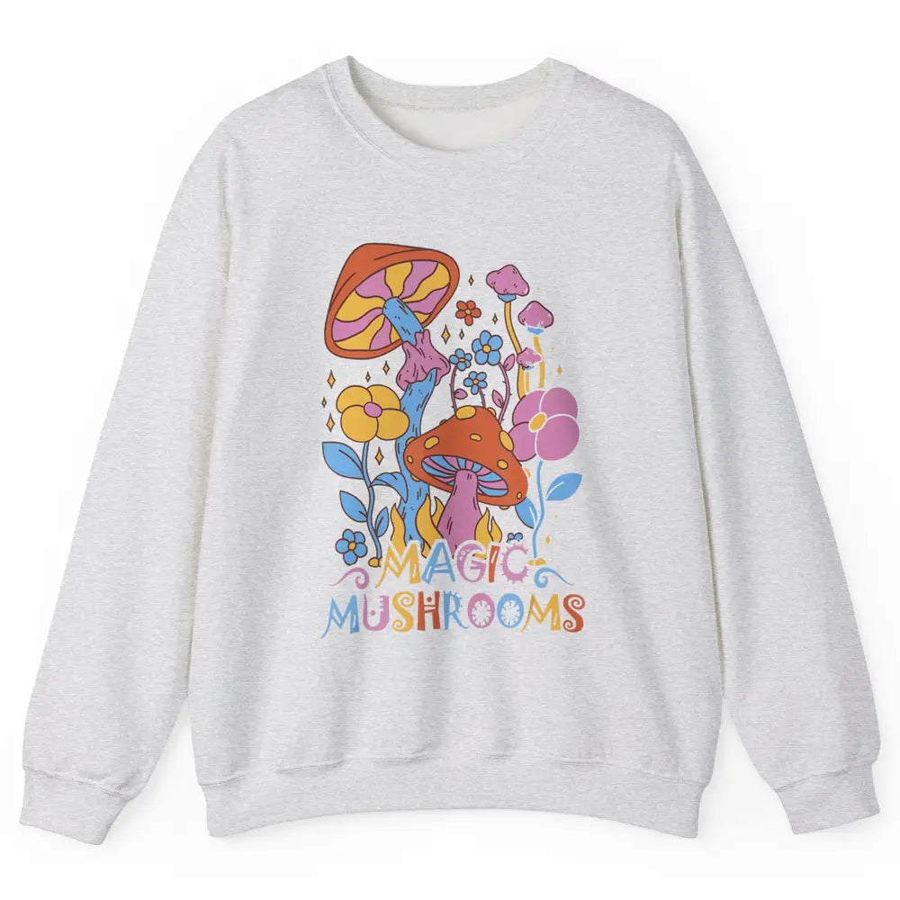 Mycology Fungi Magical Mushroom Hippie Mycologist Hunting Unisex Crewneck Sweatshirt