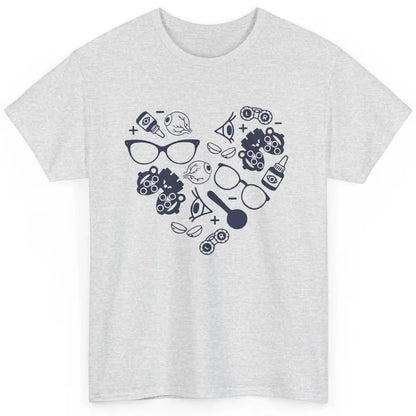 Optometrist Love Heart Symbols Optician Eye Doctor Gift Classic Unisex T-Shirt
