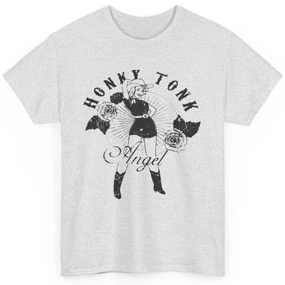 Retro Cowgirl Honky Tonk Angel Western Country Rodeo Mom Classic Unisex T-Shirt