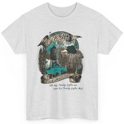 Retro Country Girl Truck Live Off A Back Road Western Town Classic Unisex T-Shirt