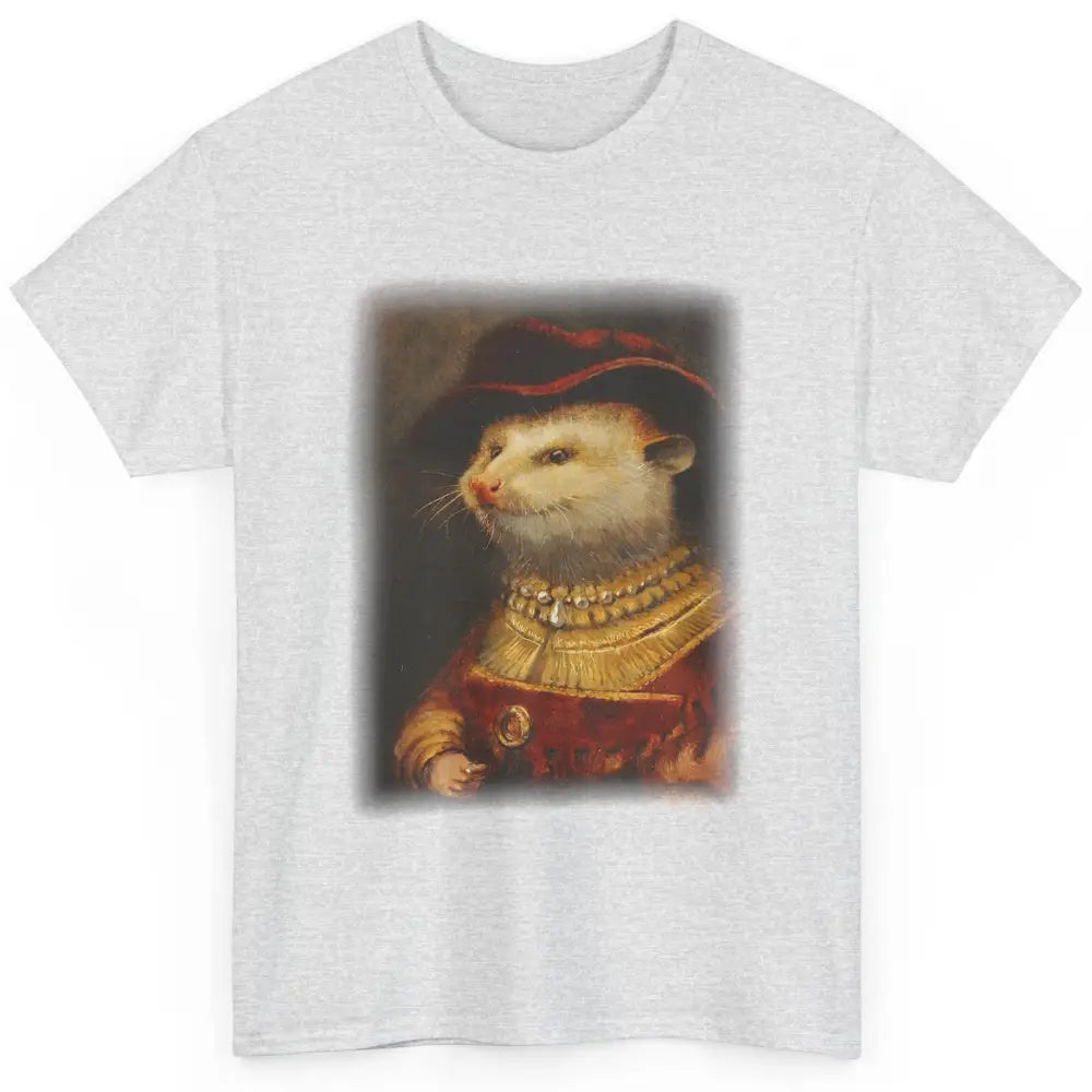 Retro Noble Opossum Young Gallant Western Opossum Art Classic Unisex T-Shirt