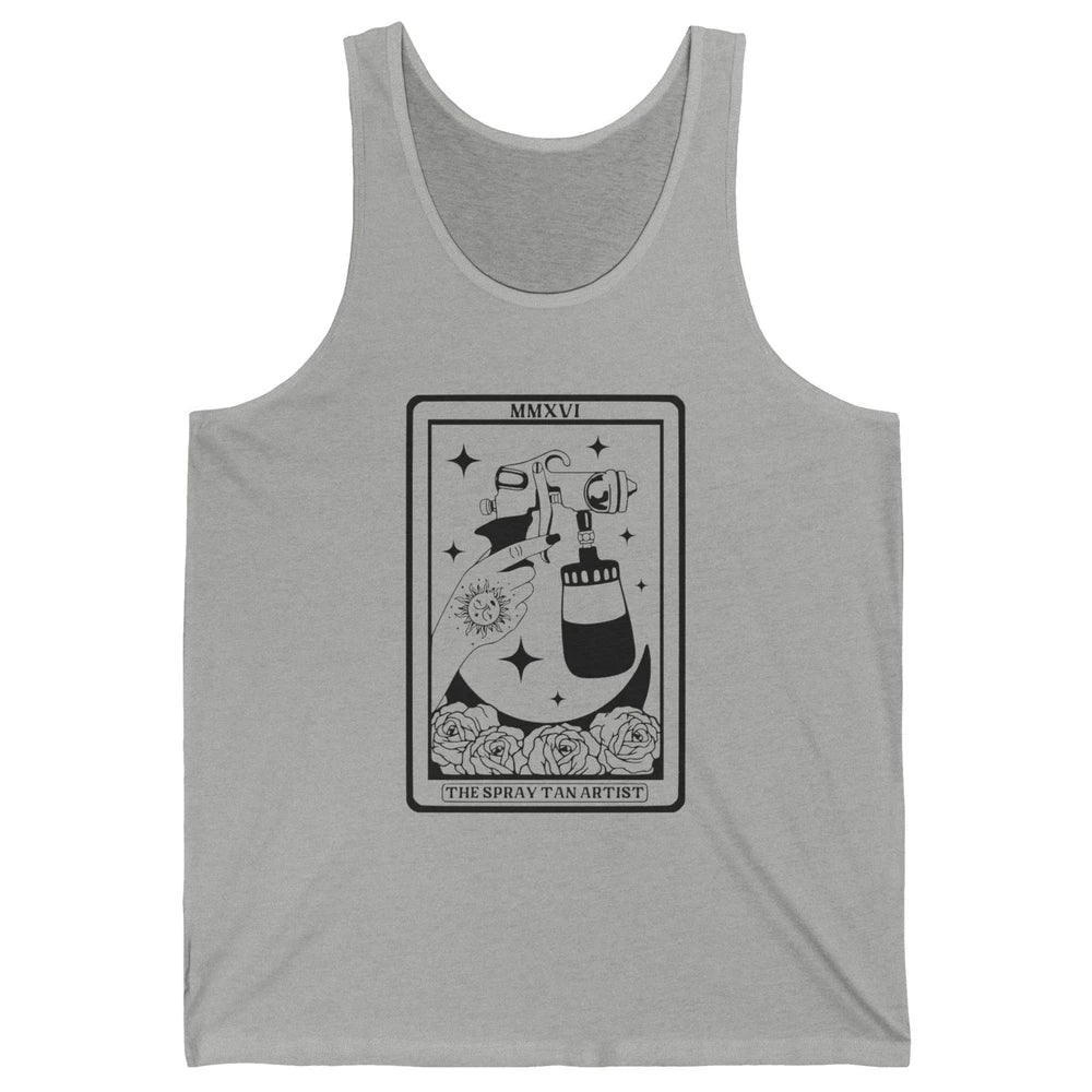 The Spray Tan Artist Tarot Card Beautician Spray Tan Tech Unisex Jersey Tank