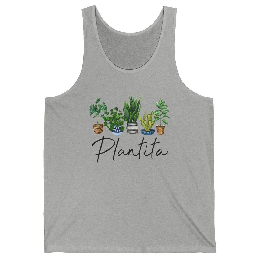Plantita Plant Lovers Gardening Planting Plant Lady Gift Unisex Jersey Tank