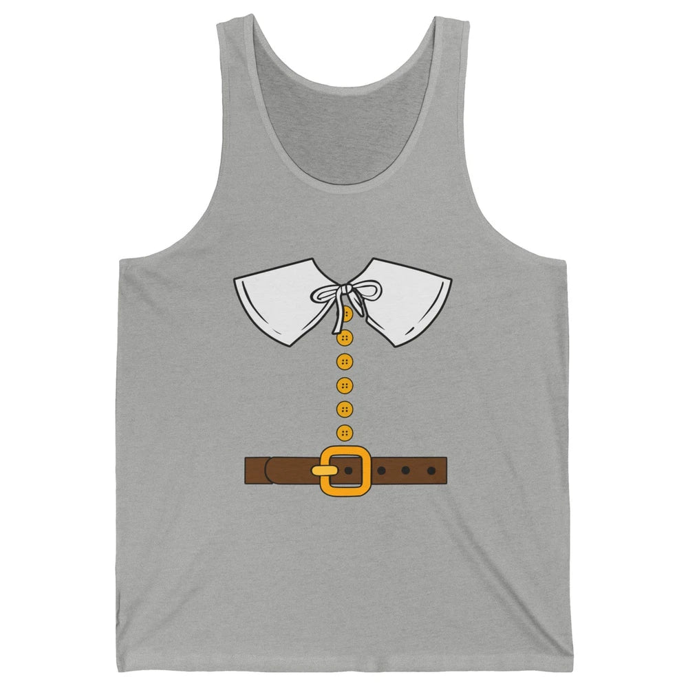 Funny Thanksgiving Pilgrim Costume Give Thanks Gift Unisex Jersey Tank