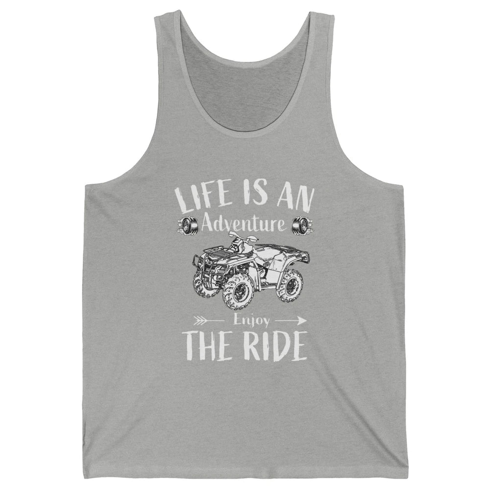 Retro Enjoy The Ride ATV Rider UTV Mud Riding SXS Offroad Unisex Jersey Tank