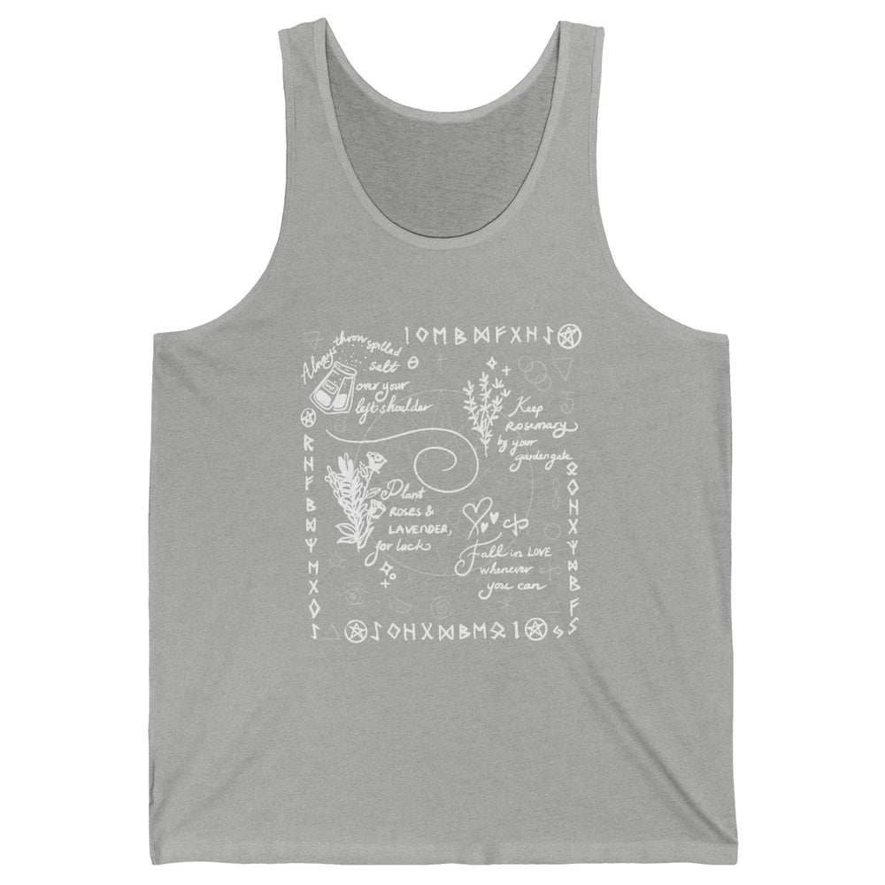 Practical Magic Gardening Card Gardeners Plant Lovers Gift Unisex Jersey Tank