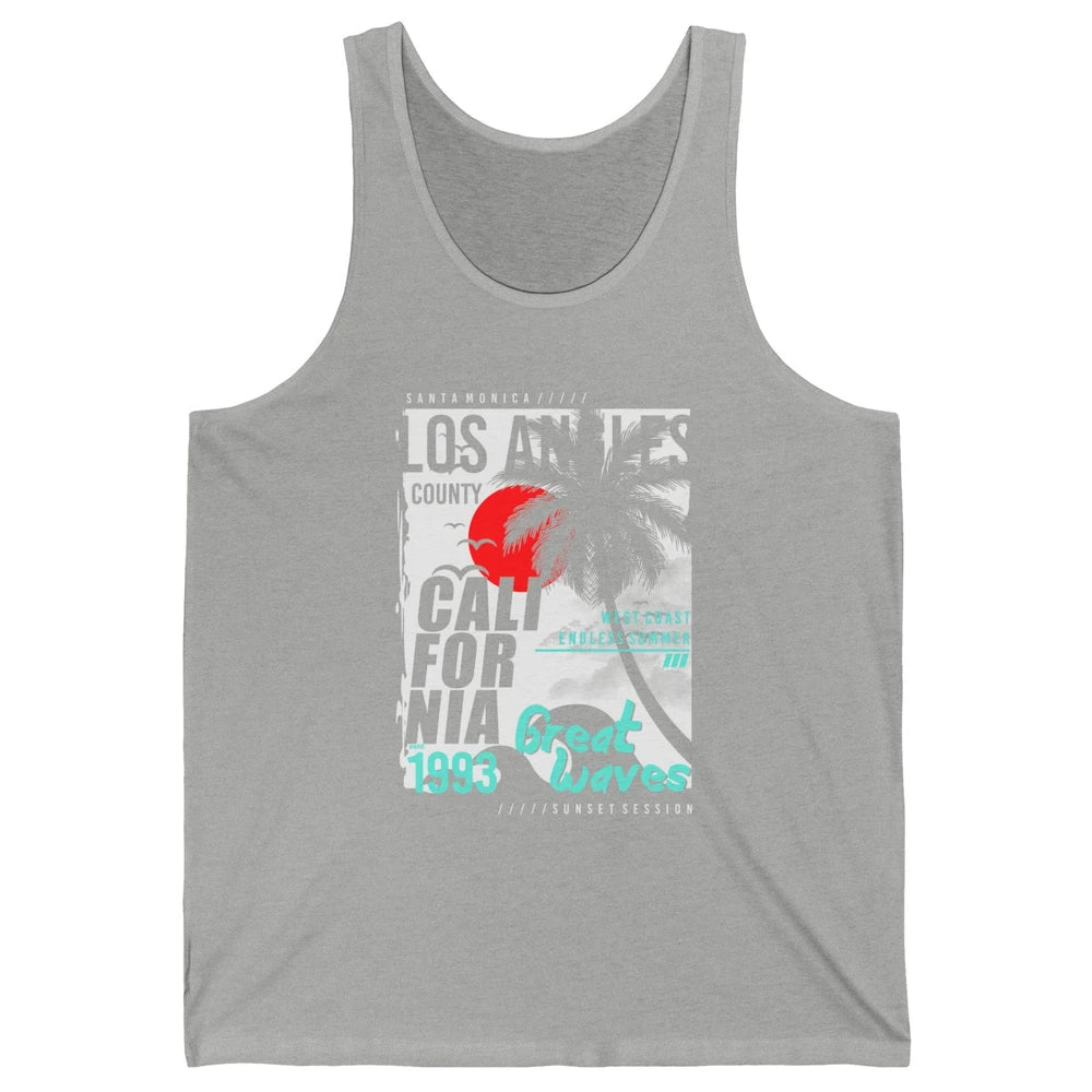 Retro Los Angeles California West Coast Endless Summer 1993 Unisex Jersey Tank