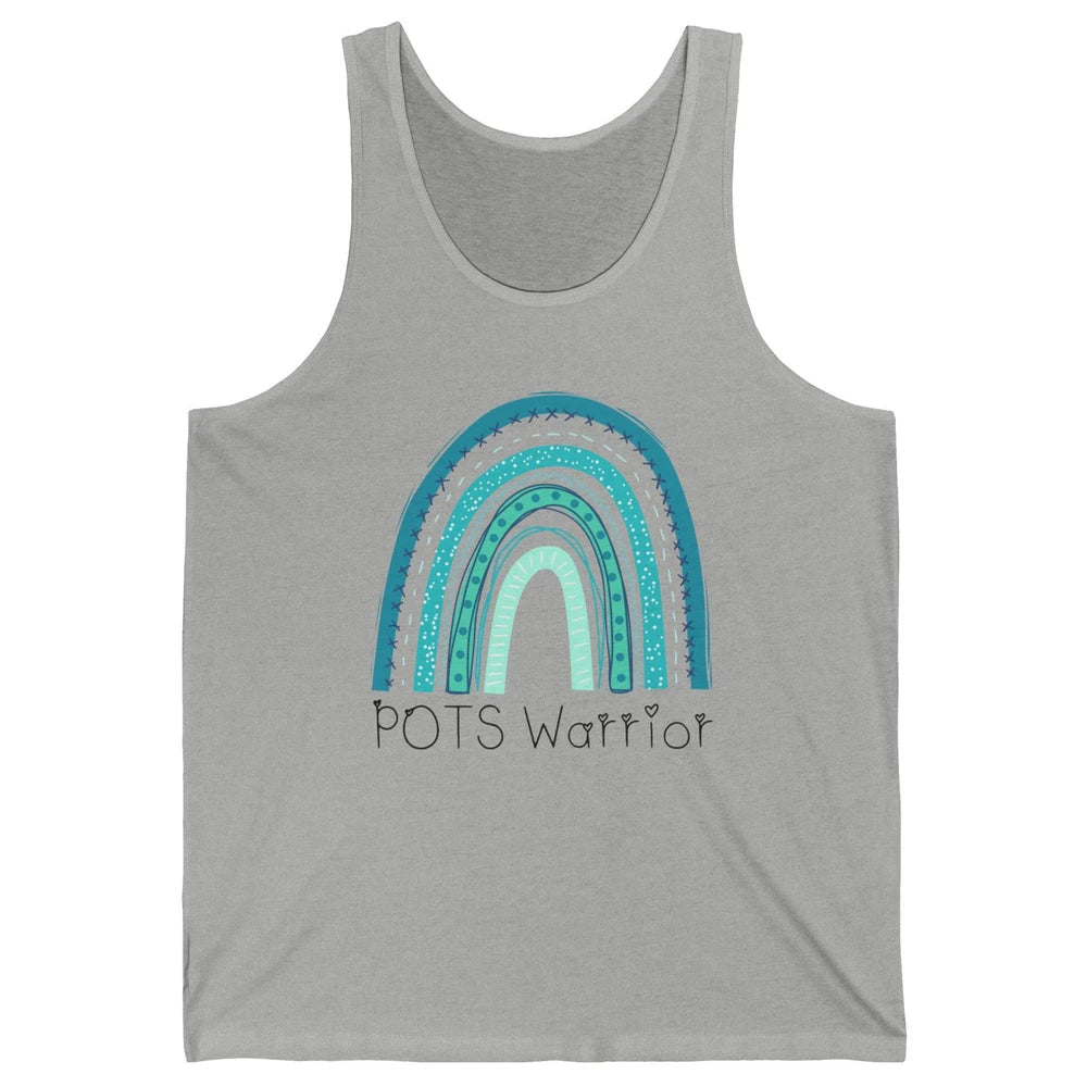 POTS Rainbow Postural Orthostatic Tachycardia Syndrome Unisex Jersey Tank