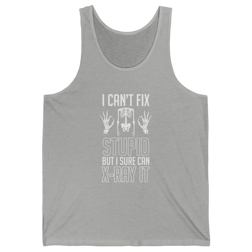 Rad Tech Radiologist Skeleton X-ray Radiology Technician Unisex Jersey Tank