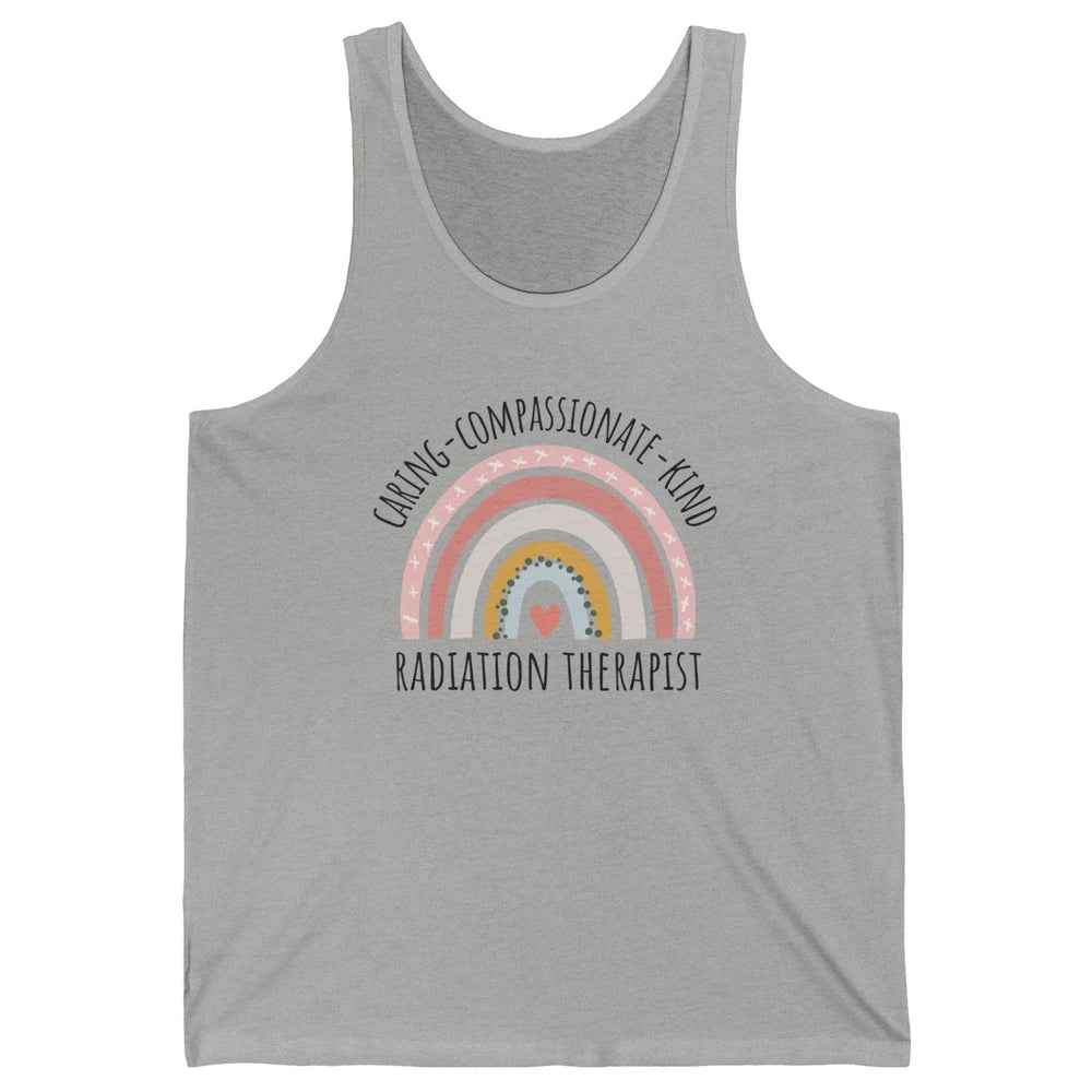 Radiation Therapist Pastel Rainbow Radiation Therapy Gift Unisex Jersey Tank