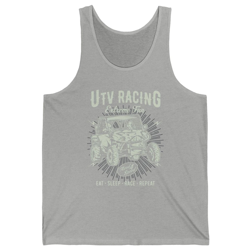 Retro Fun UTV Racing Limit Mud Riding Dirt SXS Rider Offroad Unisex Jersey Tank