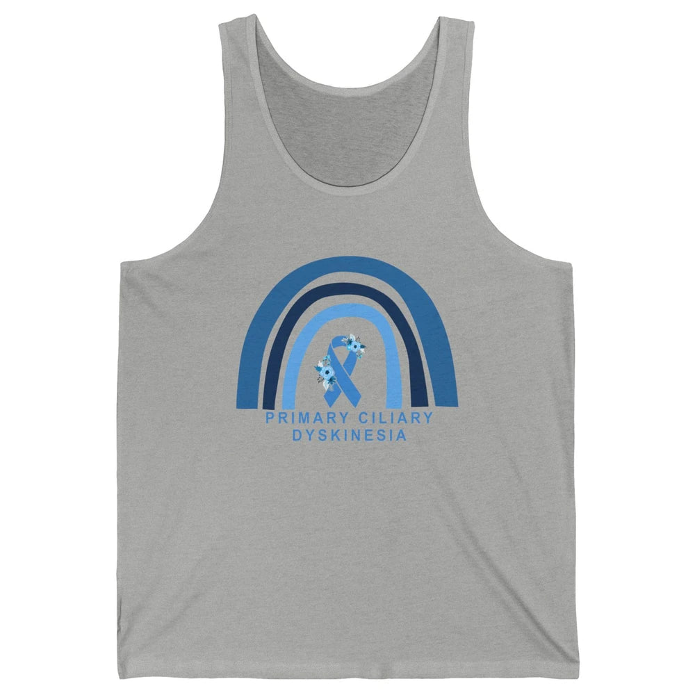 Primary Ciliary Dyskinesia Blue Rainbow Respiratory Diseases Unisex Jersey Tank