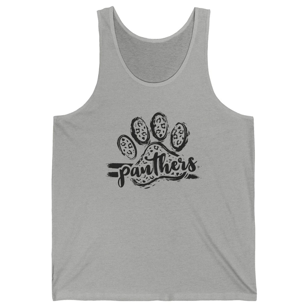 Panthers Paw Leopard Dog Mom Paw Cat Dog Lovers Gift Unisex Jersey Tank