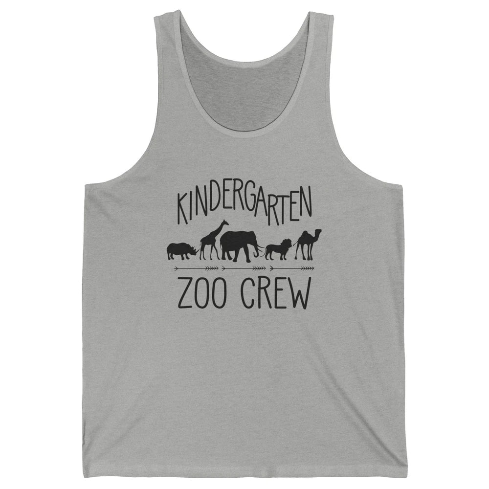 Kindergarten Zoo Crew Elementary School Preschool Teacher Unisex Jersey Tank