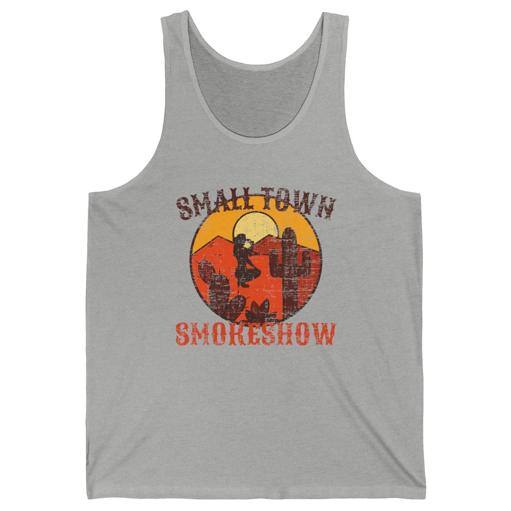 Retro Cowgirl Desert Small Town Smokeshow Western Country Unisex Jersey Tank