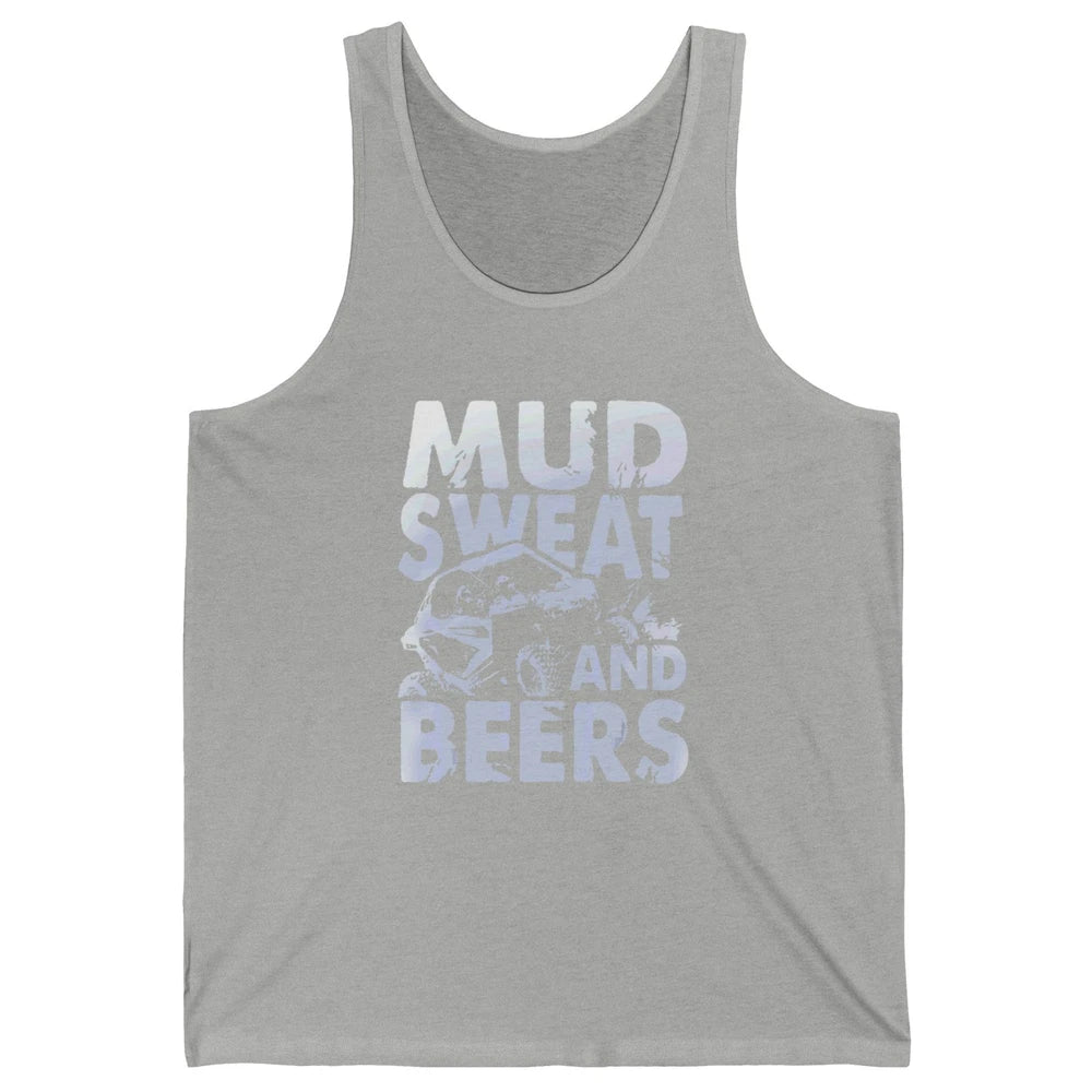 Mud Sweat And Beer Racing Rider UTV Retro ATV SXS Offroad Unisex Jersey Tank