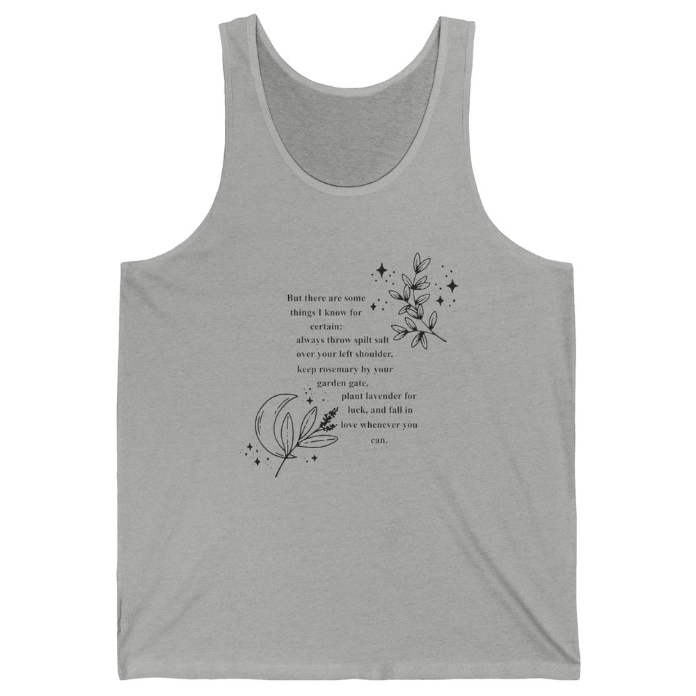 Practical Magic Witch Gardening Card Gardeners Plant Lovers Unisex Jersey Tank