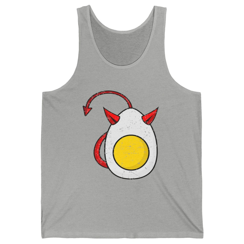 Retro Deviled Egg Funny Halloween Costume Men Women Kids Unisex Jersey Tank