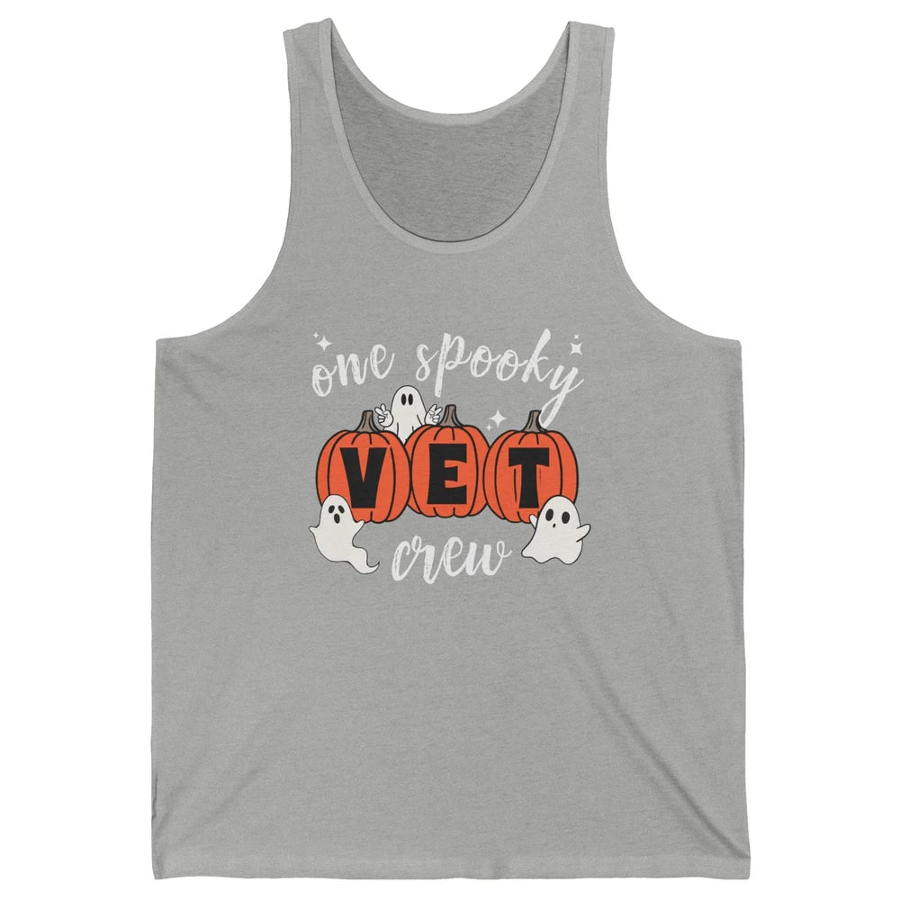 One Spooky Veterinarian Vet Squad Halloween Vet Tech Nurse Unisex Jersey Tank