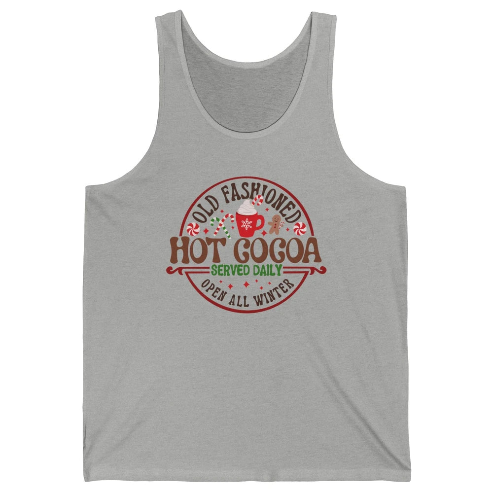 Christmas Gingerbread Hot Cocoa Hot Chocolate Christmas Unisex Jersey Tank