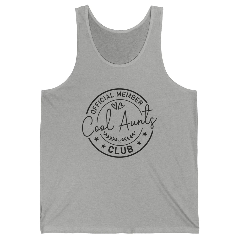Official Member Cool Aunts Club Funny Auntie Sister Gift Unisex Jersey Tank